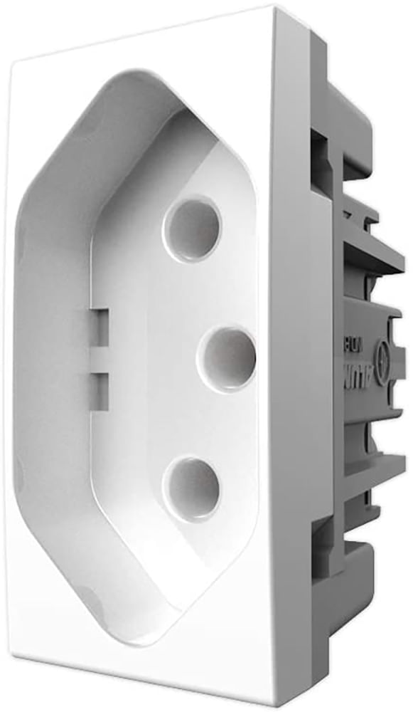 Módulo Tomada 2P+T 20A/250V Branco Modulopro