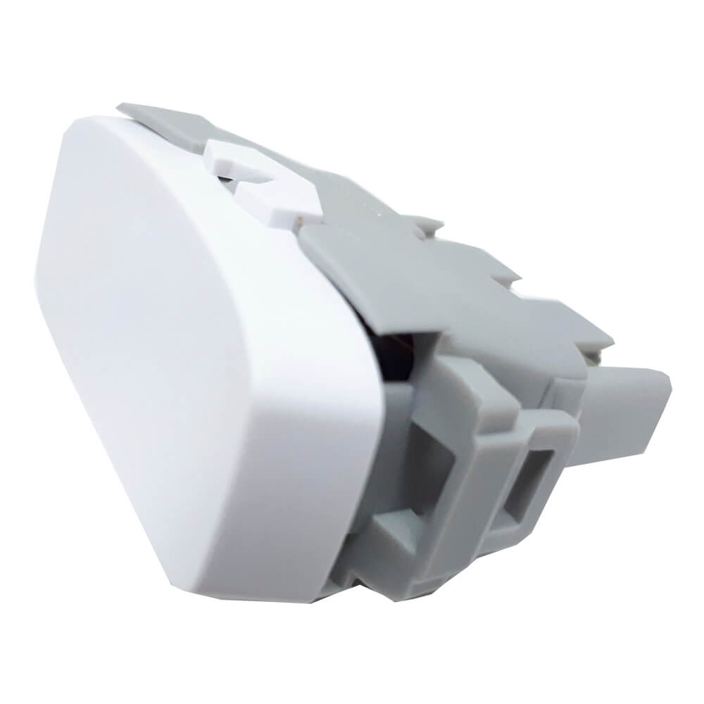 Encontraproduto.com.br - Módulo Interruptor Paralelo 10a-250v Gracia Branco Alumbra