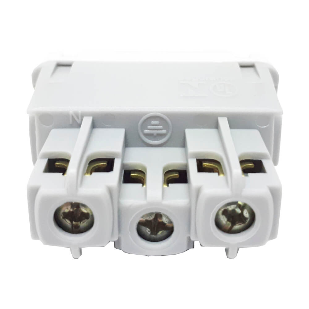 Encontraproduto.com.br - Tomada 2p T 10a Gracia Branco Alumbra