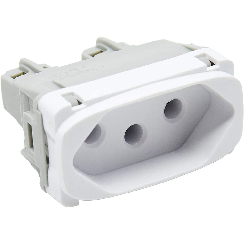 Encontraproduto.com.br - Módulo Tomada Alumbra Gracia 2PxT 20A