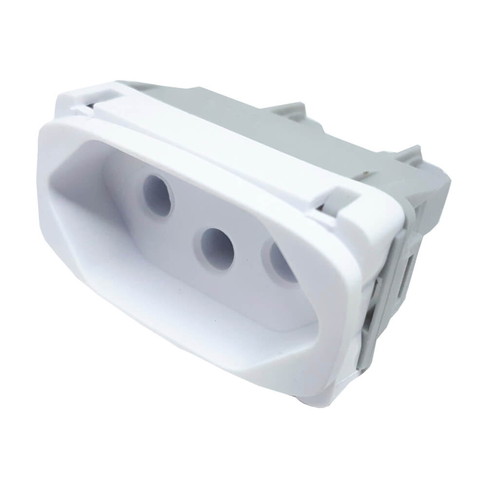 Encontraproduto.com.br - Módulo Tomada Alumbra Gracia 2PxT 20A