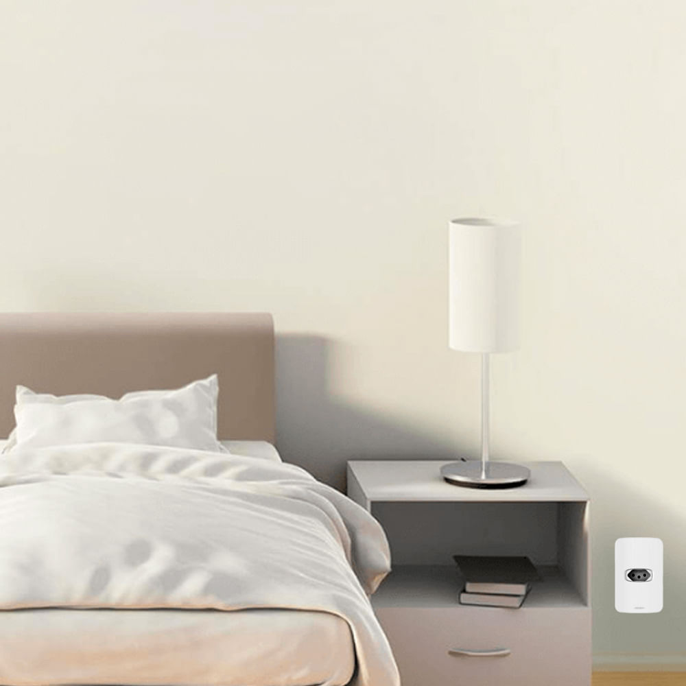 Encontraproduto.com.br - Conjunto 1 Tomada 10A 250V~ Linha Gracia 4x2cm  Branco Alumbra