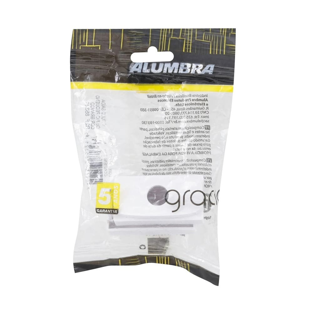 Encontraproduto.com.br - Módulo Saída De Fio Branco Gracia Alumbra