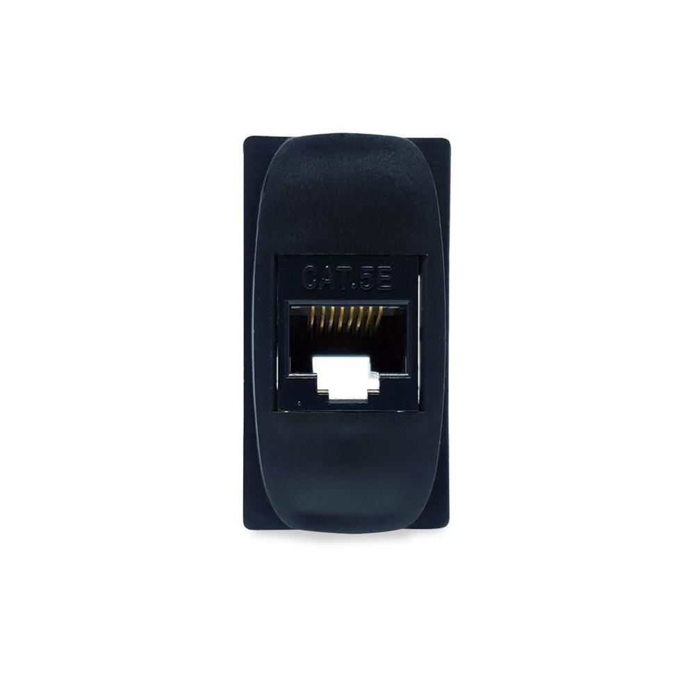 Encontraproduto.com.br - Módulo Tomada Informática Rj45 Cat5E Black Piano Gracia Maxx Alumbra
