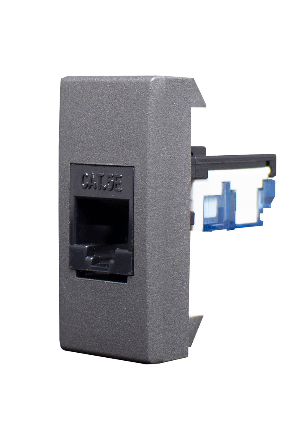 Encontraproduto.com.br - TOMADA RJ45 CAT 5E INOVA PRÓ CLASS GRAFITE