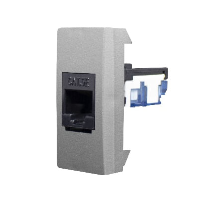 Encontraproduto.com.br - TOMADA RJ45 CAT 5E INOVA PRÓ CLASS TITANIUM