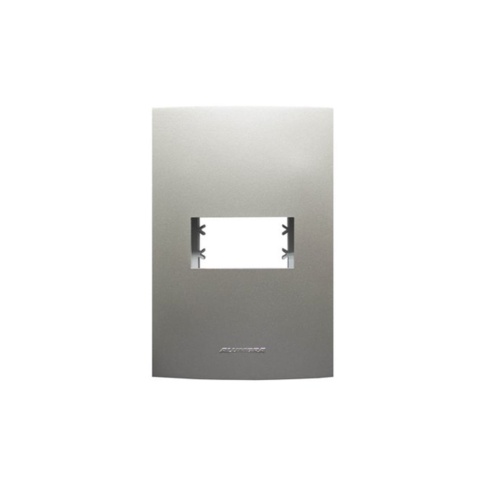 Encontraproduto.com.br - Placa 4X2 Para 1 Módulo Com Suporte Titanium Inova Pro Class Alumbra