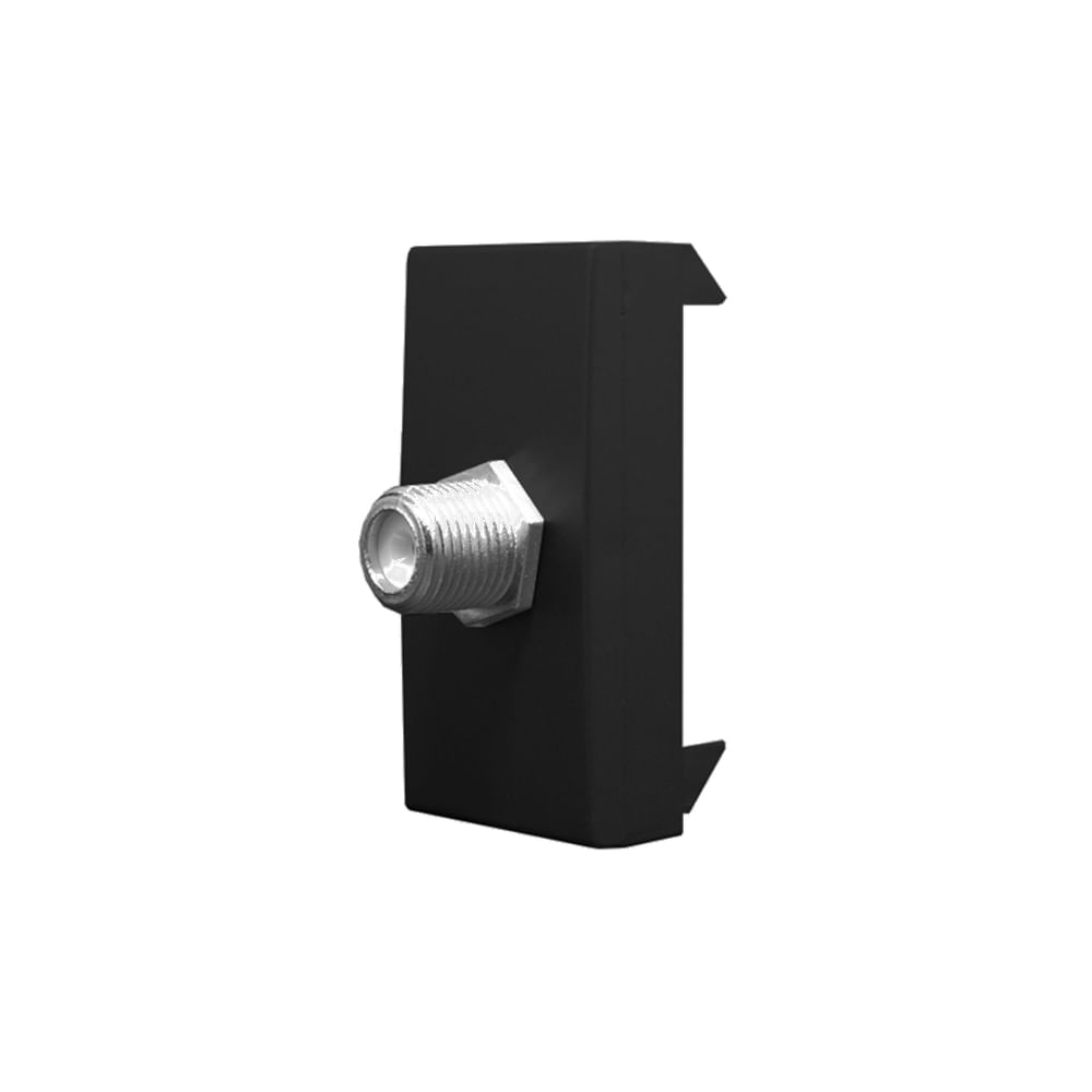 Tomada Antena Tv Coaxial Ébano Inova Pro Class Alumbra