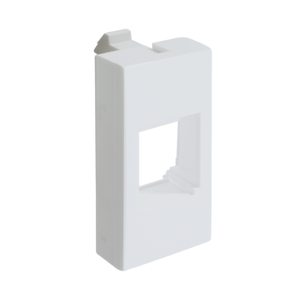 Encontraproduto.com.br - Tampa Módulo Tomada Rj45 Sem Keystone Embalagem Com 2 Peças Branco Siena Alumbra