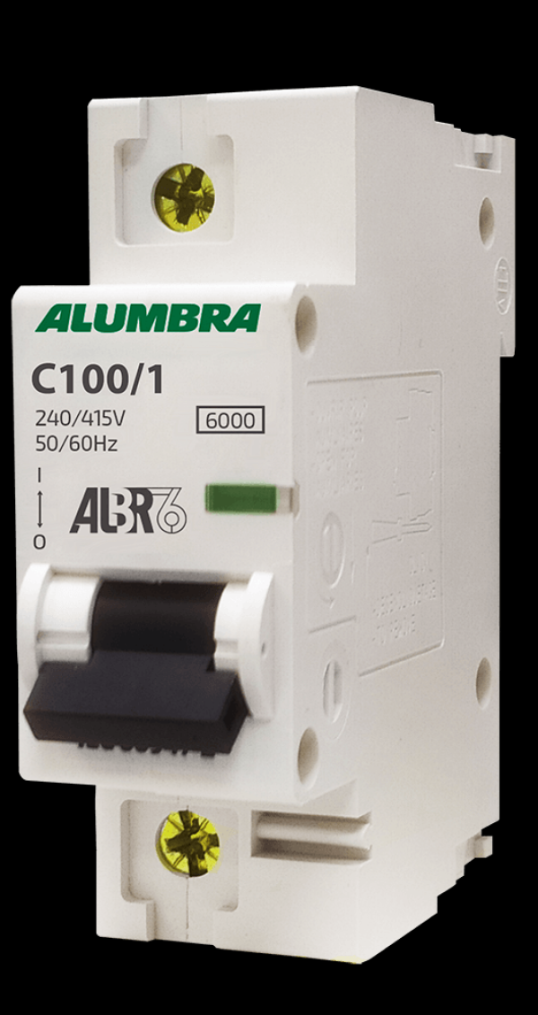 Encontraproduto.com.br - Disjuntor C 1X100 DIN Alumbra