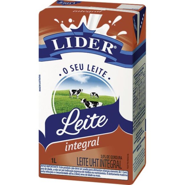 Leite Longa Lider Integral TP com 1L