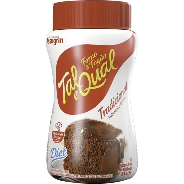 Encontraproduto.com.br - Adoçante em Pó Tal e Qual Sacarina Pote com 60g
