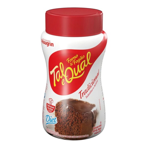 Encontraproduto.com.br - Adoçante em Pó Tal e Qual Sacarina Pote com 60g