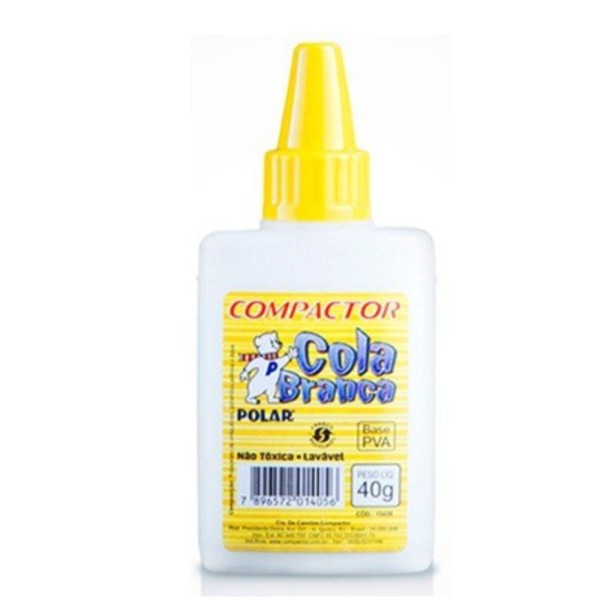Encontraproduto.com.br - COLA BRANCO 40GR COMPACTOR