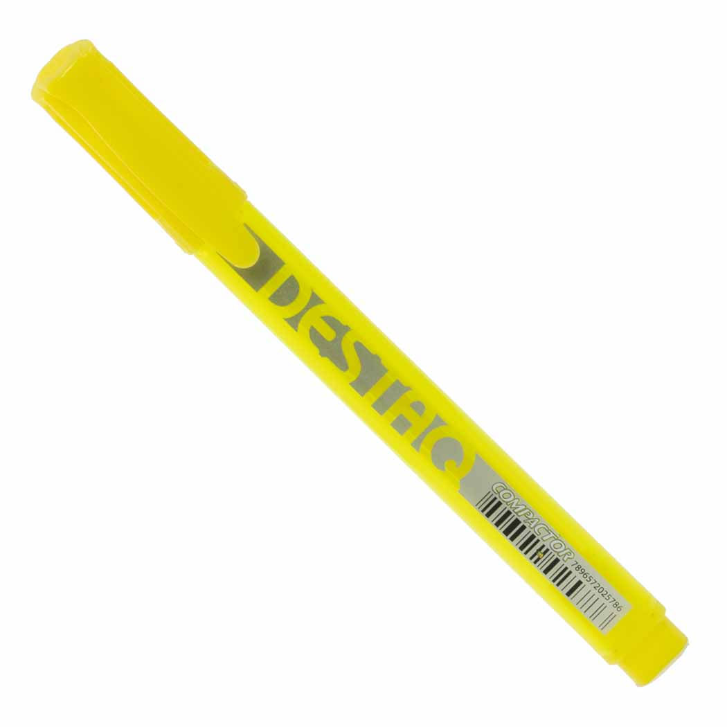 Encontraproduto.com.br - Marcador de Texto Destaq Amarelo Compactor