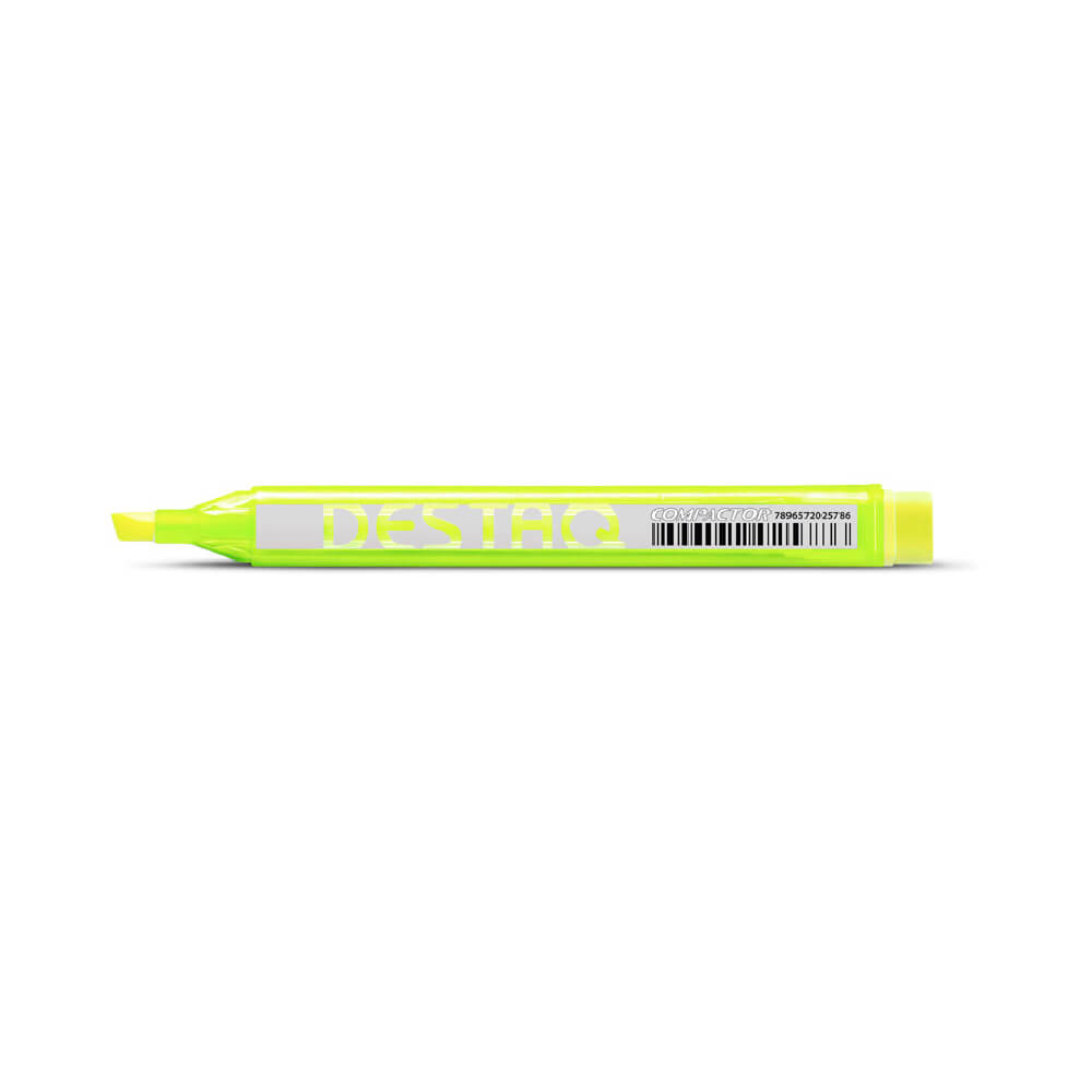 Encontraproduto.com.br - Marcador de Texto Destaq Amarelo Compactor