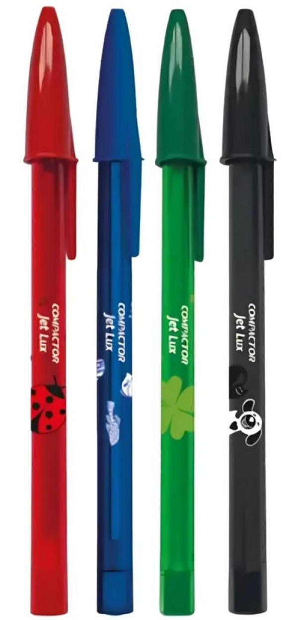 Caneta Esferográfica Jet Lux 4 Cores Compactor
