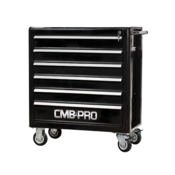 Encontraproduto.com.br - Carro para ferramentas com 6 gavetas premium trava antitombamento CMB1001PRO CMB