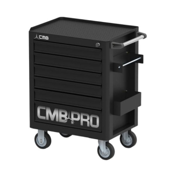 Encontraproduto.com.br - Carro para ferramentas com 6 gavetas premium mini trava antitombamento CMB101PROMINI CMB