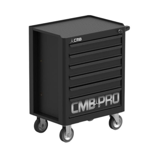 Encontraproduto.com.br - Carro para ferramentas com 6 gavetas premium mini trava antitombamento CMB101PROMINI CMB