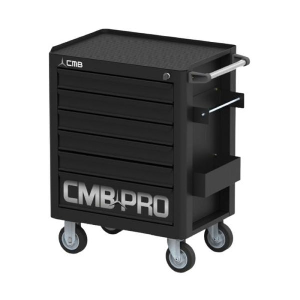 Encontraproduto.com.br - Carro para ferramentas com 6 gavetas premium mini trava antitombamento CMB101PROMINI CMB