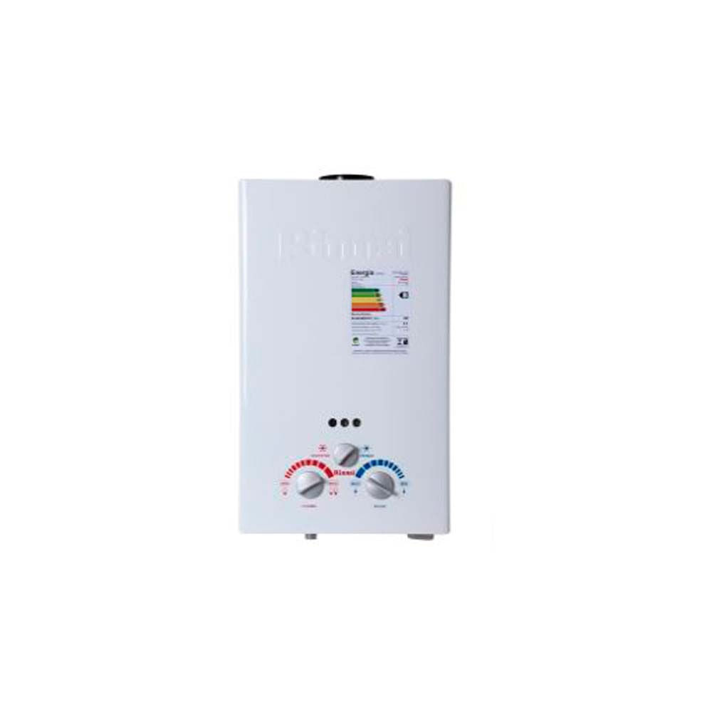 Encontraproduto.com.br - Aquecedor de água a gás Reu 85 GN 9 litros branco Rinnai