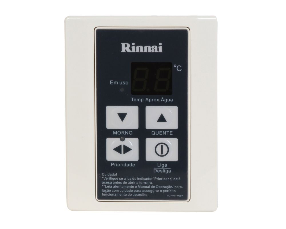 Encontraproduto.com.br - Aquecedor Digital 35,5 Litros GLP REU2802FEC  Bivolt Branco Rinnai