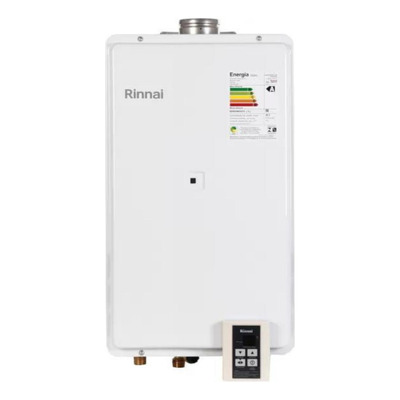 Encontraproduto.com.br - Aquecedor Digital 35,5 Litros GLP REU2802FEC  Bivolt Branco Rinnai