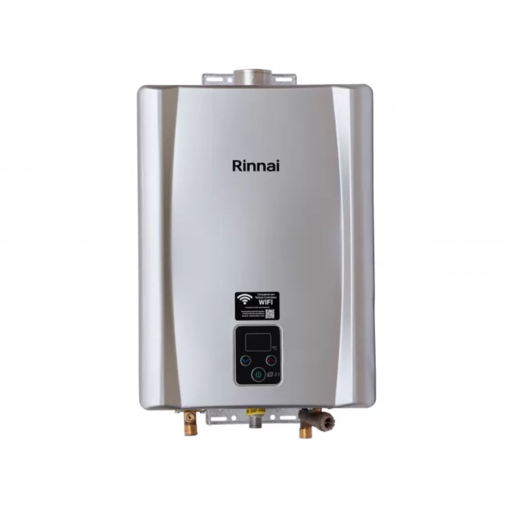 Encontraproduto.com.br - Aquecedor de Água a Gás GLP 21L E21 FEHB Digital Bivolt Rinnai