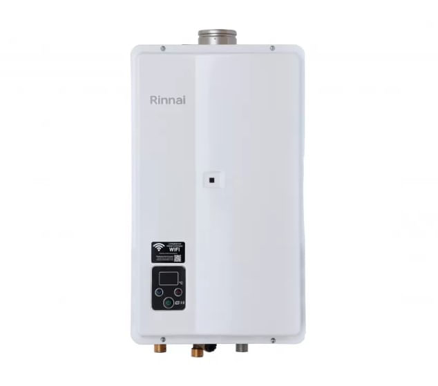 Encontraproduto.com.br - Aquecedor De Água A Gás Digital Reu-E330 Fehb 32,5 L Gn Branco Bivolt Rinnai