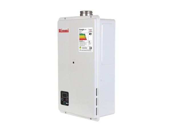 Aquecedor de Água a Gás GN Gás Natural Rinnai REUE331FEHBN3 32,5 Litros