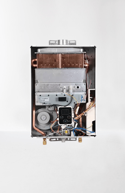 Encontraproduto.com.br - Aquecedor Digital 21 Litros GN Reue211 Feh Branco Bivolt Rinnai