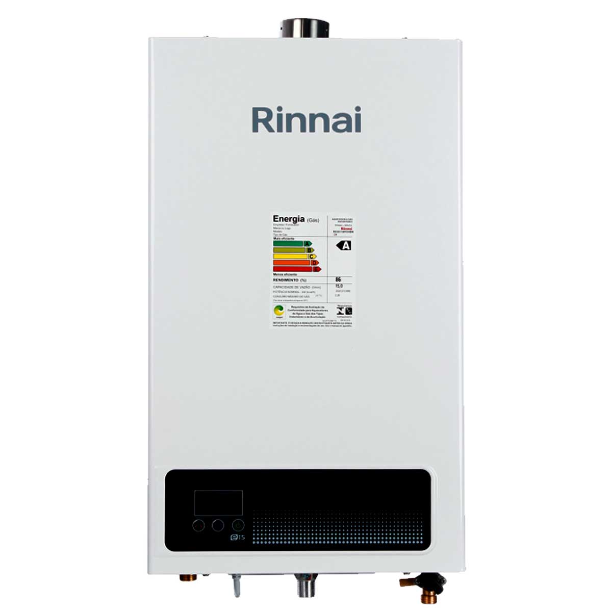 Aquecedor de Água a Gás Rinnai E15 Digital