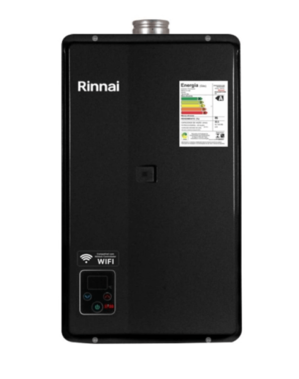 Aquecedor Digital 33l Reue331fehp GLP Black Rinnai