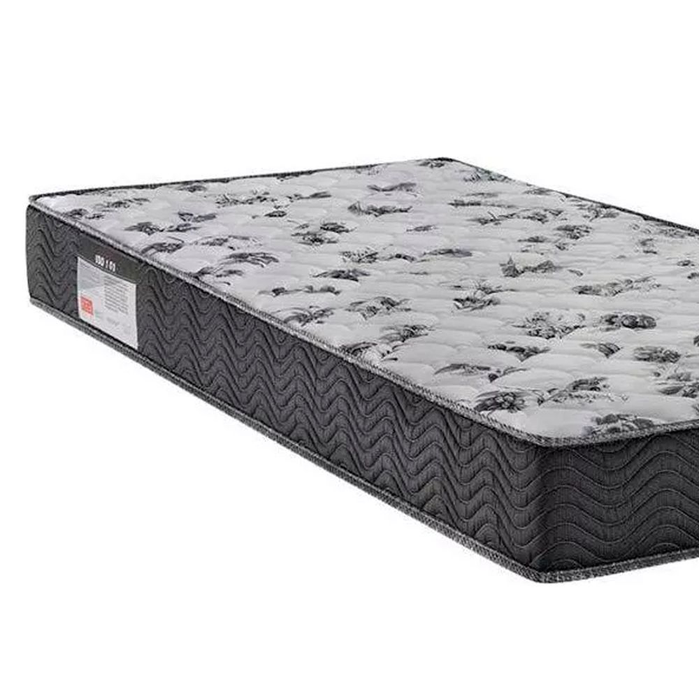 Encontraproduto.com.br - Cama Box Baú Solteiro Suede + Colchão De Espuma D33 - Sereneprime - 88cm Bege