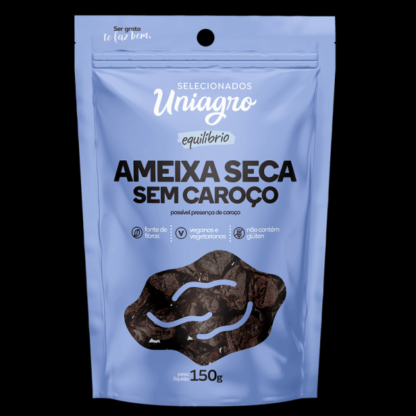 Encontraproduto.com.br - Ameixa Seca sem Caroço UNIAGRO 150G
