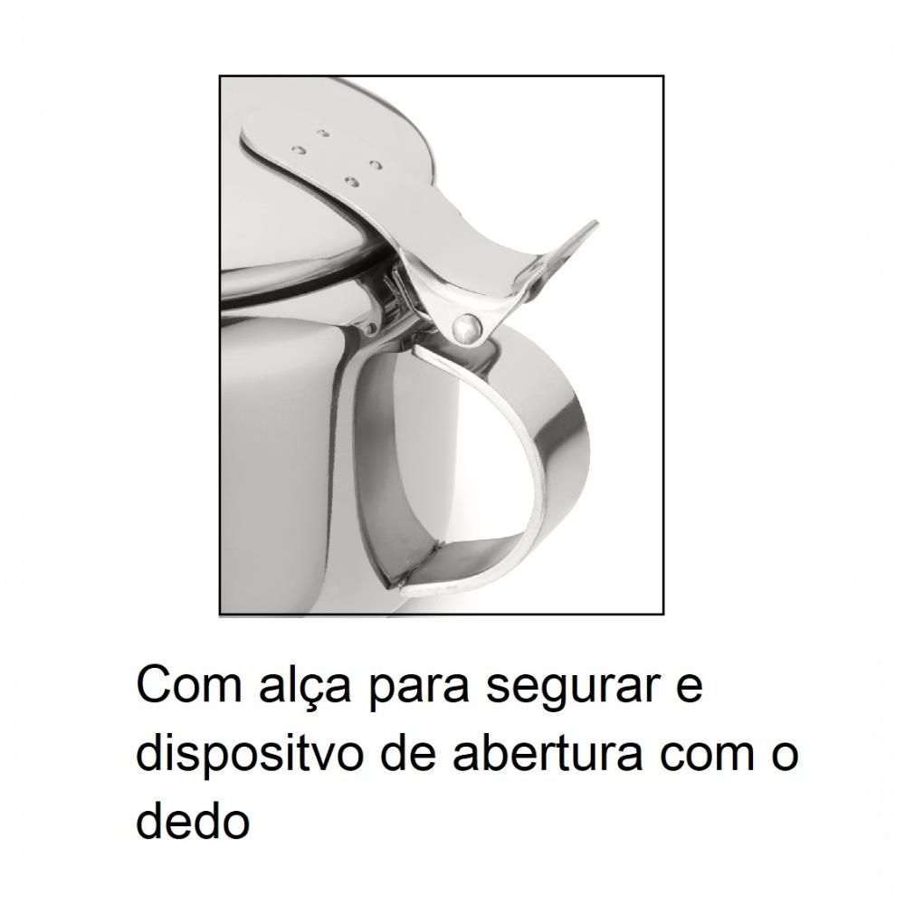 Encontraproduto.com.br - Açucareiro em inox com colher Forma 300ml
