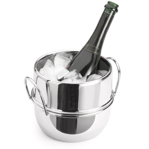 Encontraproduto.com.br - Balde para Champanhe Aço Inox 4 Litros