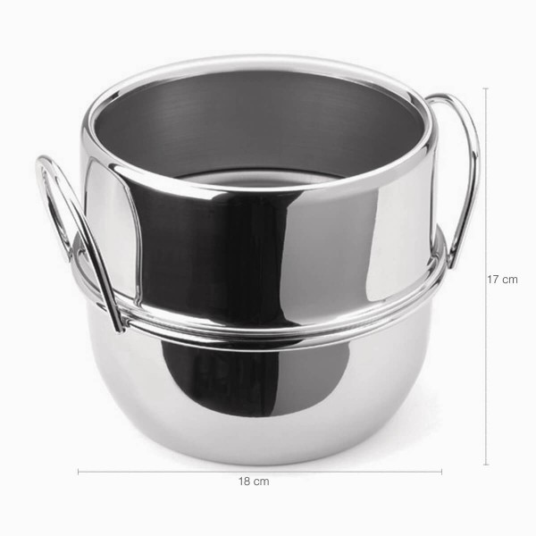 Encontraproduto.com.br - Balde para Champanhe Aço Inox 4 Litros