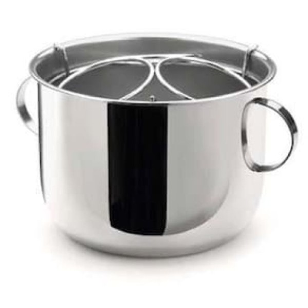 Encontraproduto.com.br - Champanheira Inox Com Separador Divisor Removível Para 3 Garrafas Balde De Gelo 6 Litros Bar Bebida