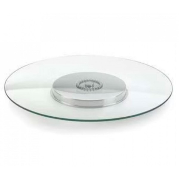Encontraproduto.com.br - Centro de Mesa Prato de Vidro Giratório F 70 cm Forma Collection