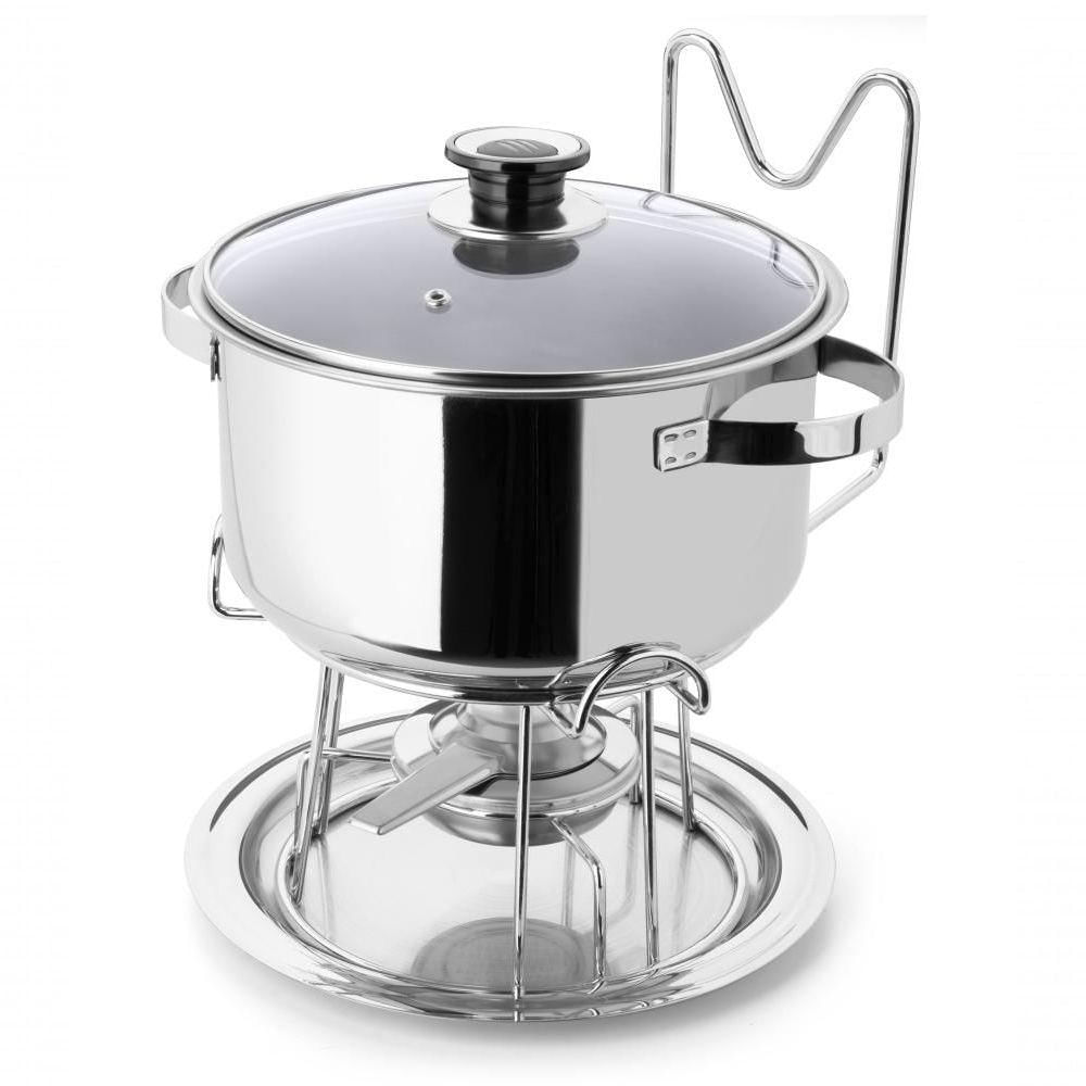 Le Rechaud Inox 5 Litros Panela Para Buffet Restaurante Casa Servir Pratos Quentes Aço Inoxidável