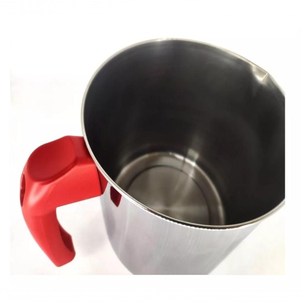 Encontraproduto.com.br - Leiteira Fervedor Cb Vermelho Inox 2l Forma 807935v