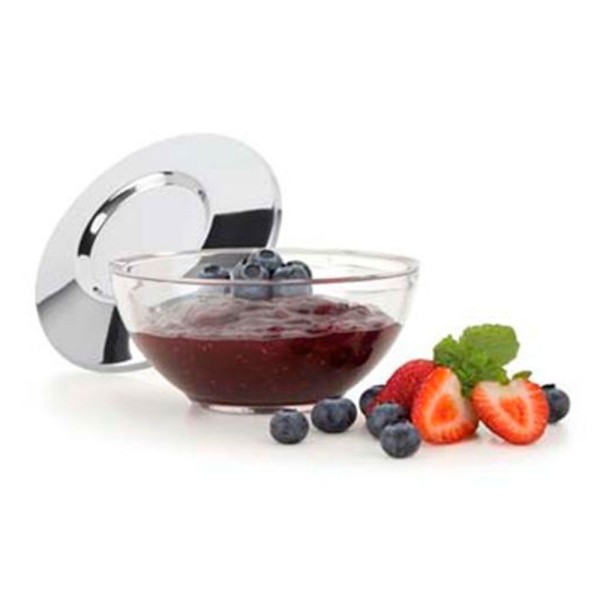 Encontraproduto.com.br - Pote Forma Vision 171 Em Poliestireno Com Tampa Inox Transparente
