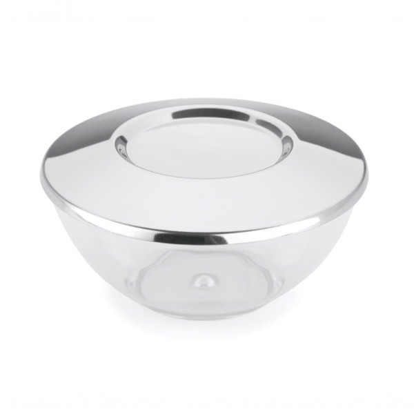 Encontraproduto.com.br - Pote Forma Vision 171 Em Poliestireno Com Tampa Inox Transparente