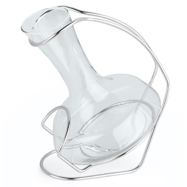 Encontraproduto.com.br - Decanter para Vinho com Suporte Forma 802125 em Vidro