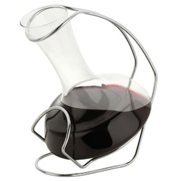 Encontraproduto.com.br - Decanter para Vinho com Suporte Forma 802125 em Vidro