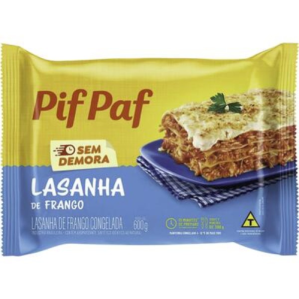 Encontraproduto.com.br - Lasanha Pif Paf de Frango 600g