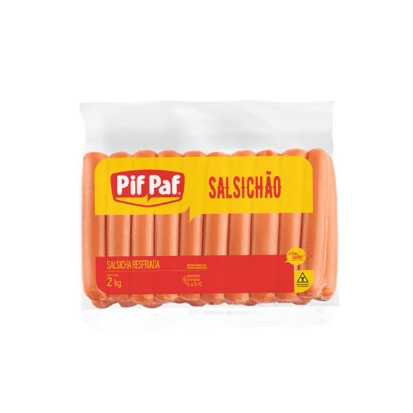 Encontraproduto.com.br - Salsichão Pif Paf Pacote com 2kg
