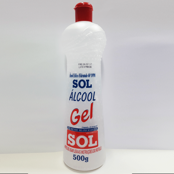 Álcool em Gel Sol 46 500g